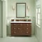 James Martin Vanities 48'' Single Vanity, Mid-Century Walnut w/ 3 CM Ethereal Noctis Quartz Top 424-V48-WLT-3ENC - alternate 6